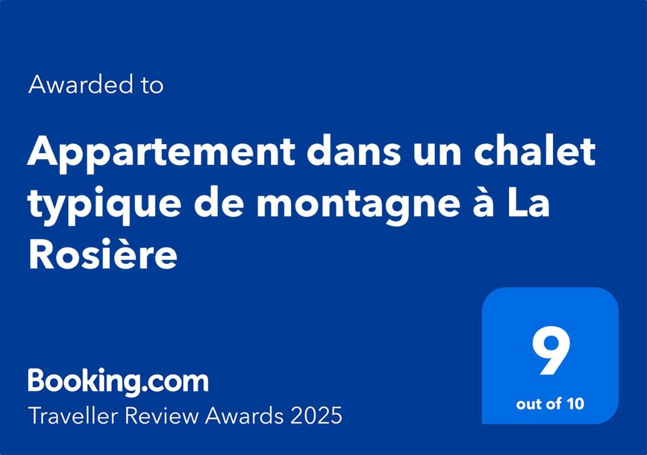 Apartment Dans Un Typique De Montagne A La Rosiere Montvalezan